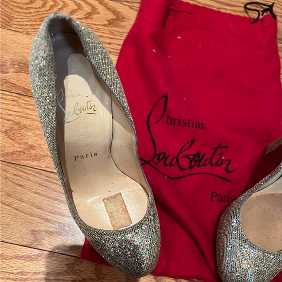 Christian Louboutin Glitter heels - Picture 8 of 9